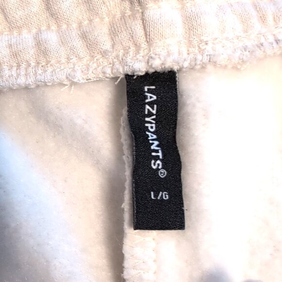 Lazypants Women's Cream Jogger Pants - Picture 5 of 7